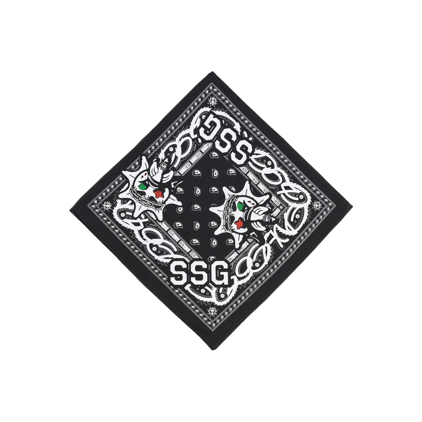 SSGLO - BANDANA BLACK