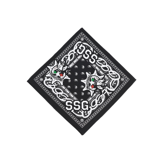 SSGLO - BANDANA BLACK