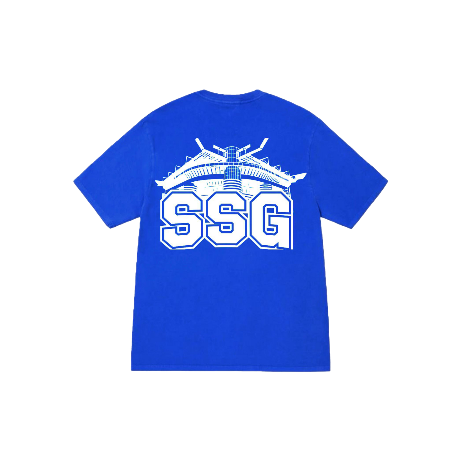 SSG DOUBLE LOGO TEE - BLUE