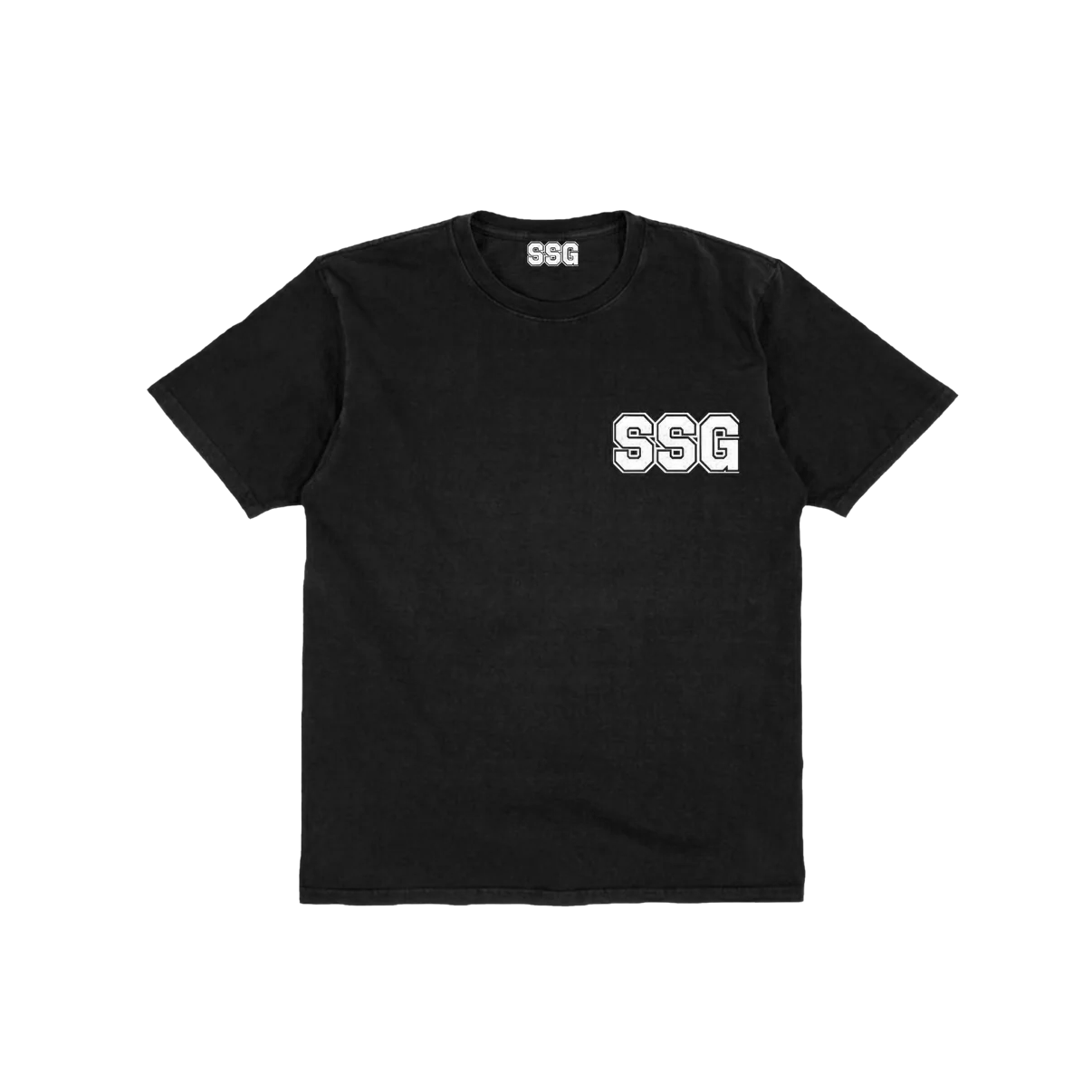 SSG DOUBLE LOGO TEE - BLACK
