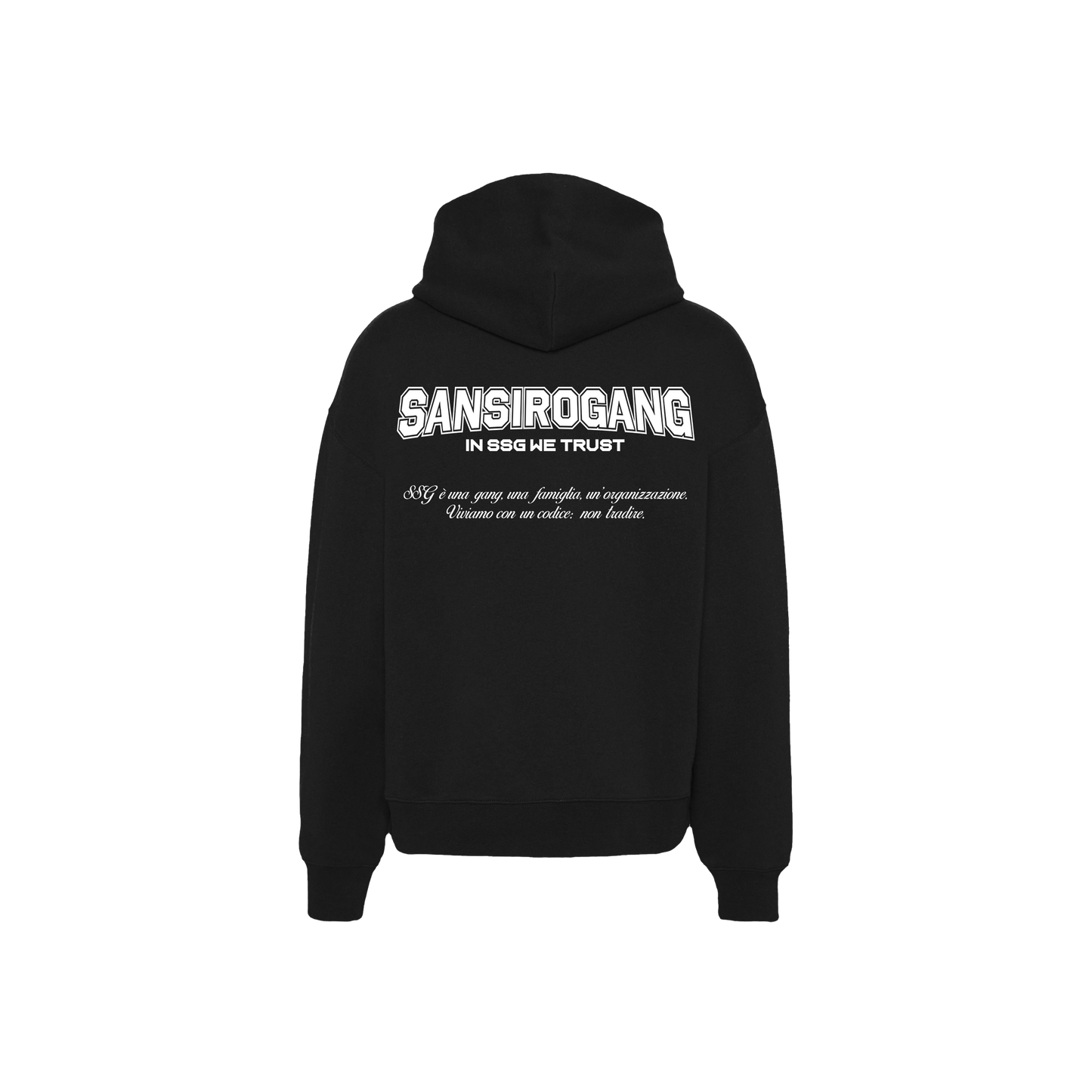 STADIUM HOODIE - BLACK